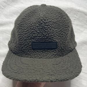 Fear of God Essentials Ink Polar Fleece Baseball Hat Green One Size